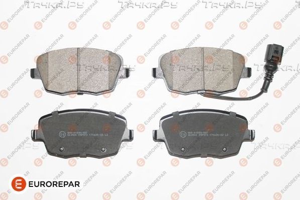 Тормозные колодки Eurorepar. Артикул 1617271180