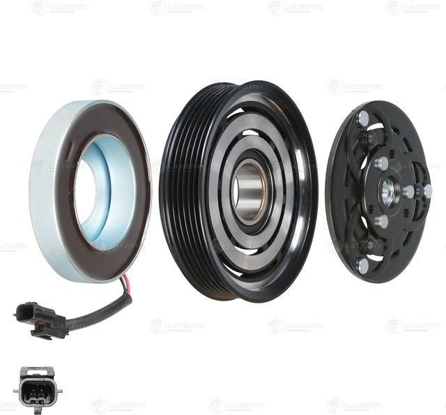 Муфта компрессора кондиционера Luzar для Renault Logan II 2013-2026. Артикул LMAC 0904