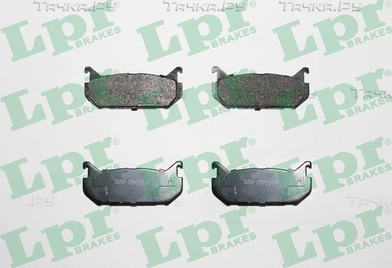 Тормозные колодки LPR задние для Mazda Xedos 6 1992-1999. Артикул 05P512