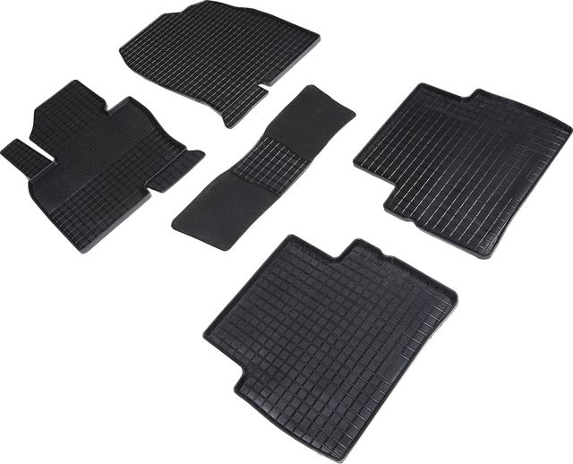 Коврики резиновые Seintex с узором сетка для салона Mazda CX-5 II 2017-2026. Артикул 96851