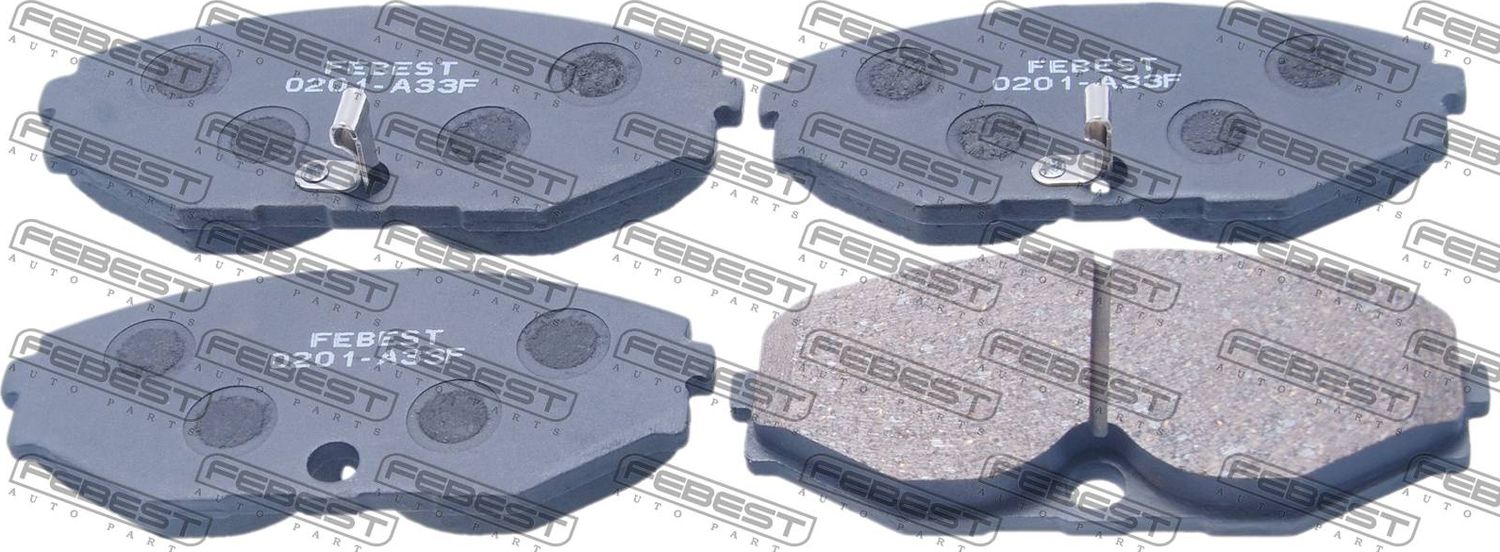 Тормозные колодки Febest. Артикул 0201-A33F