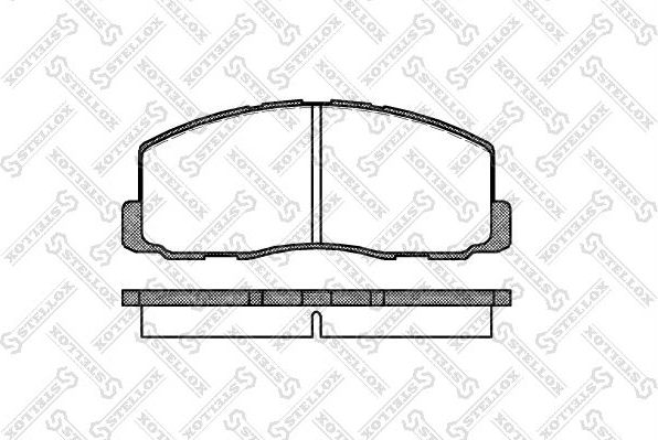 Тормозные колодки Stellox. Артикул 199 000-SX