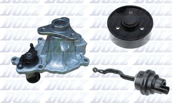 Помпа (водяной насос) Dolz для BMW 7 VI (G11/G12) 2015-2019. Артикул B269V