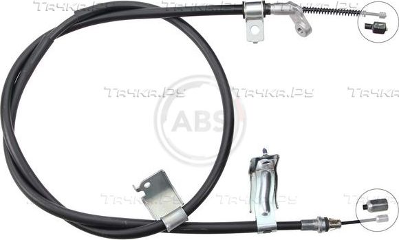 Трос ручника (тросик ручного тормоза) ABS. Артикул K10068