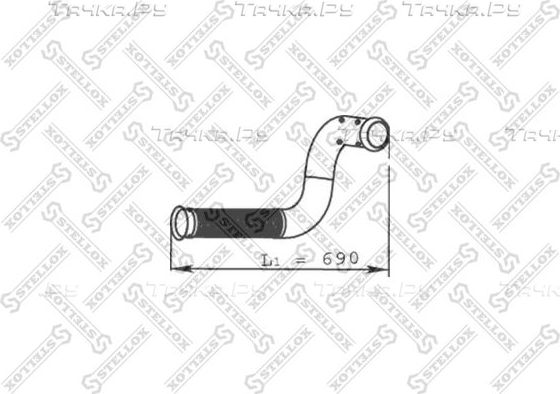 Глушитель Stellox передний для Renault Premium I 2000-2006. Артикул 82-03765-SX