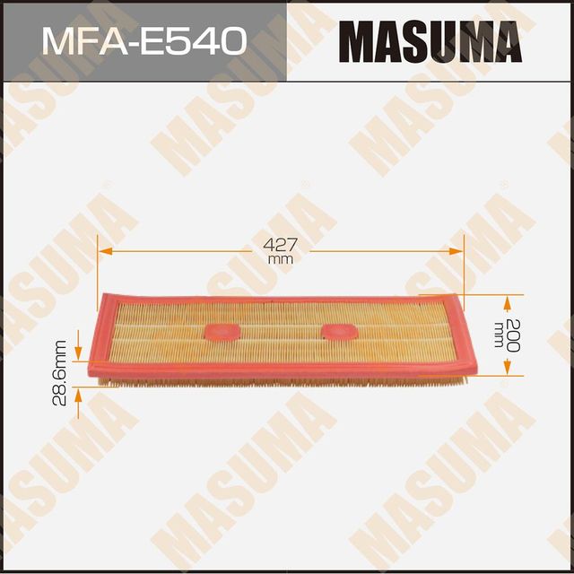 Воздушный фильтр Masuma. Артикул MFA-E540