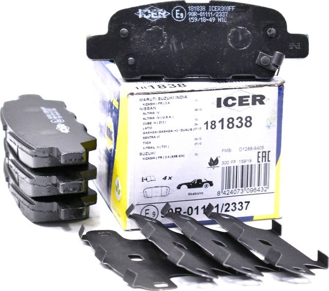 Тормозные колодки Icer. Артикул 181838