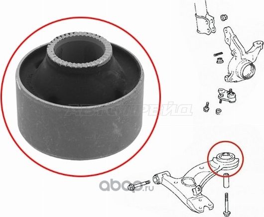 САЙЛЕНТБЛОК RR ВЕРТИКАЛЬНЫЙ ПЕРЕДНЕГО НИЖНЕГО РЫ (SAT). Артикул ST4865520140
