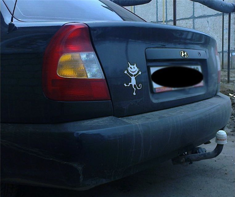 Фаркоп Трейлер для Hyundai Accent II (ТагАЗ) седан, хэтчбек 2000-2006 сборка Кореи. Артикул 7210