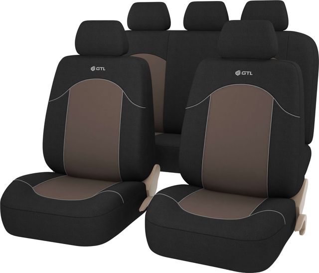 Чехлы универсальные PSV GTL Fast на сидения, цвет Коричневый. Артикул 132565