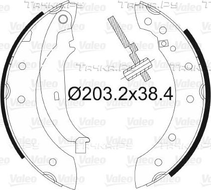 Тормозные колодки Valeo. Артикул 562581