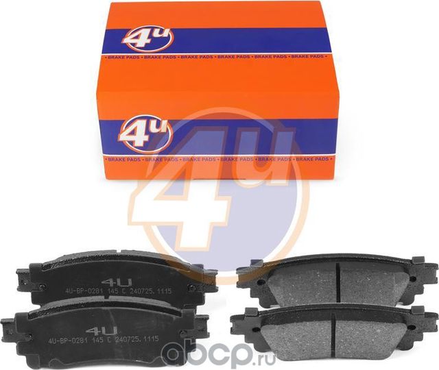 КОЛОДКИ ЗАД LEXUS NX (_Z1_) ALPHARD / VELLFIRE (_H3_) (4U). Артикул 4UBP0281