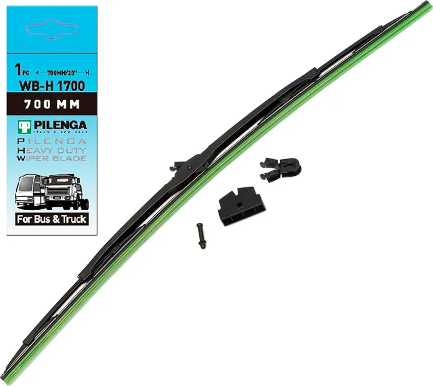 PILENGA Щетка стеклоочистителя каркасная 700mm  12x4  9x4  Универсальные Крючок Pilenga. Артикул wb-h1700