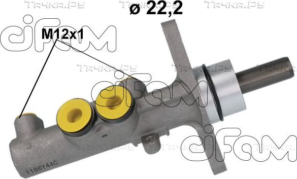 Тормозной цилиндр главный Cifam (алюминий) для SEAT Toledo IV 2012-2015. Артикул 202-1186