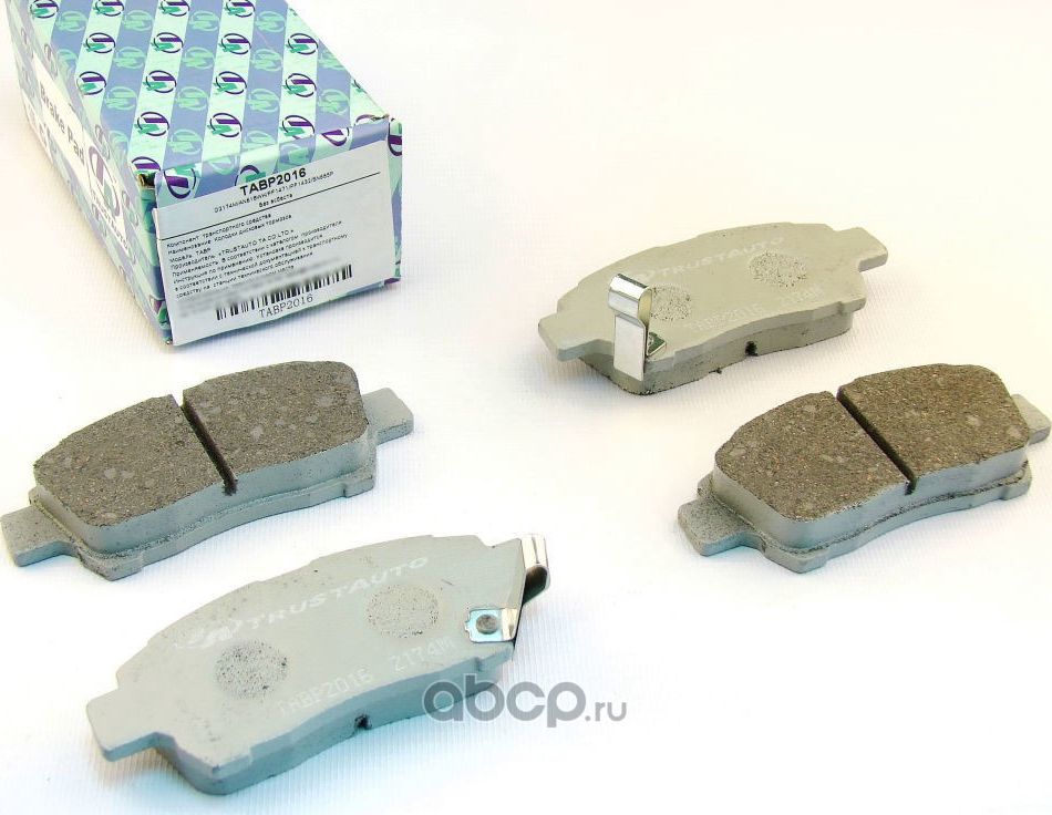 Дисковые тормозные колодки () (Trustauto). Артикул TABP2016