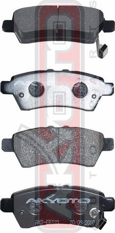 Тормозные колодки Akyoto Packing AKYOTO. Артикул AKD-EB325