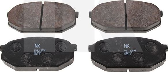 Тормозные колодки NK. Артикул 223012