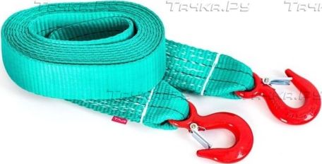Ремень буксировочный Tplus 6/9 т 4.5 м (авто до 3 т) Крюк/Крюк, с сумкой. Артикул T016841