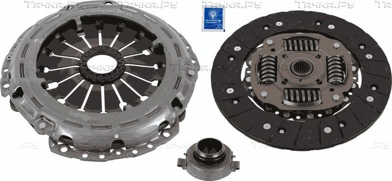 Сцепление (комплект) SACHS для Peugeot Boxer II (244) 2002-2006. Артикул 3000 951 613