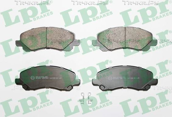 Тормозные колодки LPR передние для Mitsubishi Outlander III 2012-2026. Артикул 05P1347