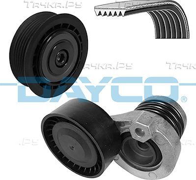 Приводной ремень поликлиновой с роликами (комплект) Dayco. Артикул KPV1429