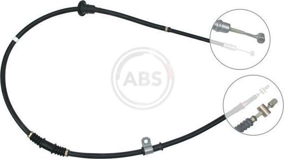 Трос ручника (тросик ручного тормоза) ABS. Артикул K14937