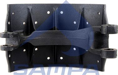 Тормозные колодки Sampa правые для Renault Kerax 1997-2026. Артикул 080.448