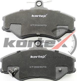 Колодки тормозные HYUNDAI PORTER/H-100/H-1 94- перед. (Kortex). Артикул KT3089STD