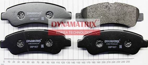 Тормозные колодки Dynamatrix. Артикул DBP1927