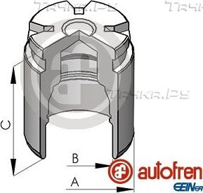 Поршень тормозного суппорта Autofren Seinsa задний для Opel Combo C 2001-2004. Артикул D02578