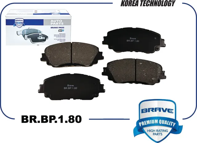 Колодка тормозная передняя (Brave) Brave. Артикул BR.BP.1.80