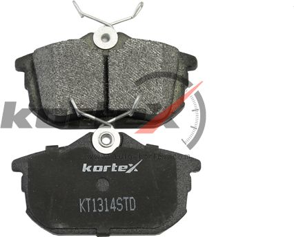 Колодки тормозные MITSUBISHI Carisma VOLVO S40 задние (4шт.) KORTEX. Артикул KT1314STD