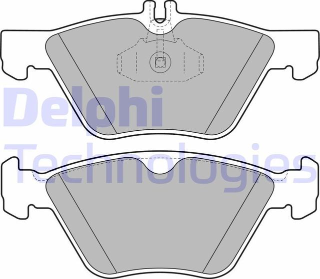 Тормозные колодки Delphi (Low-Metallic) передние для Chrysler Crossfire 2003-2008. Артикул LP1589