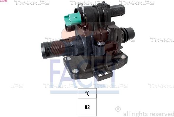 Термостат Facet Made in Italy - OE Equivalent для Citroen C4 I 2004-2011. Артикул 7.8708