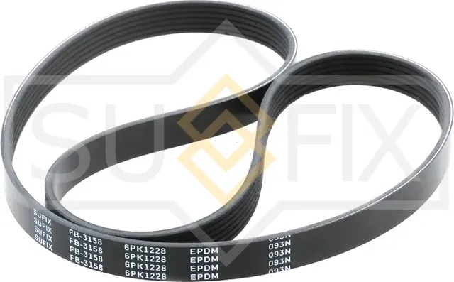 Ремень поликлиновый 6PK1228 (Sufix). Артикул FB3158