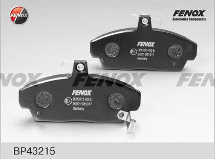 Тормозные колодки Fenox передние для Rover Streetwise 2003-2005. Артикул BP43215