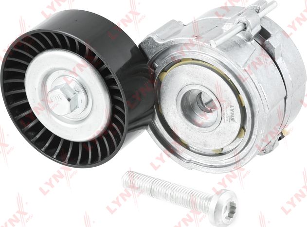 Натяжной ролик (натяжитель) приводного клинового зубчатого ремня LYNXauto. Артикул PT-3237