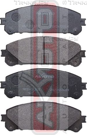 Тормозные колодки Akyoto Packing AKYOTO. Артикул AKD-01102