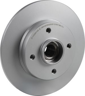 Диск тормозной с интегрированным подшипником JP Group для Citroen C3 II 2009-2016. Артикул 4163201100