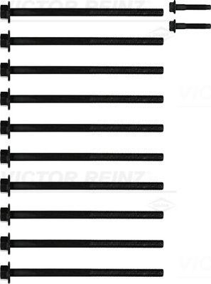 Комплект болтов ГБЦ Victor Reinz (сталь). Артикул 14-11649-01