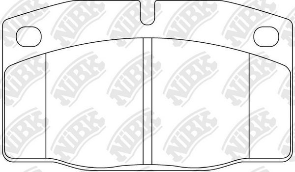 Тормозные колодки NiBK. Артикул PN0234