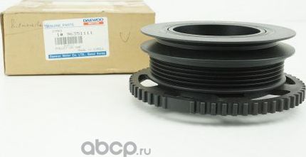 Шкив CHEVROLET Lanos (97-) коленвала DAEWOO. Артикул 96351111
