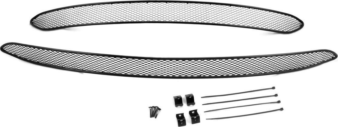 Сетка внешняя Arbori на бампер, черная 15мм (2 шт) для Chery Tiggo 5 2015-2026. Артикул 01-080115-151