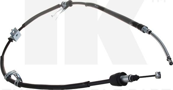 Трос ручника (тросик ручного тормоза) NK левый для Hyundai Matrix I 2001-2010. Артикул 903435