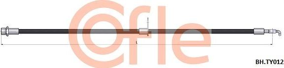 Тормозной шланг Cofle. Артикул 92.BH.TY012