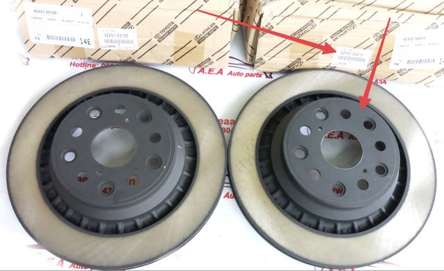 Тормозной диск Toyota. Артикул 4243250010