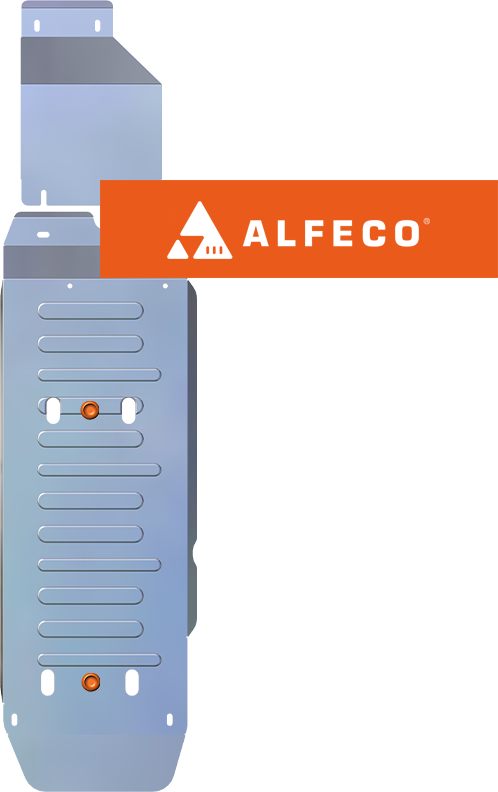 Защита алюминиевая Alfeco для топливного бака JAC T6 2018-2026. Артикул ALF.56.07al