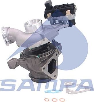 Турбина (турбокомпрессор) Sampa. Артикул 010.1004