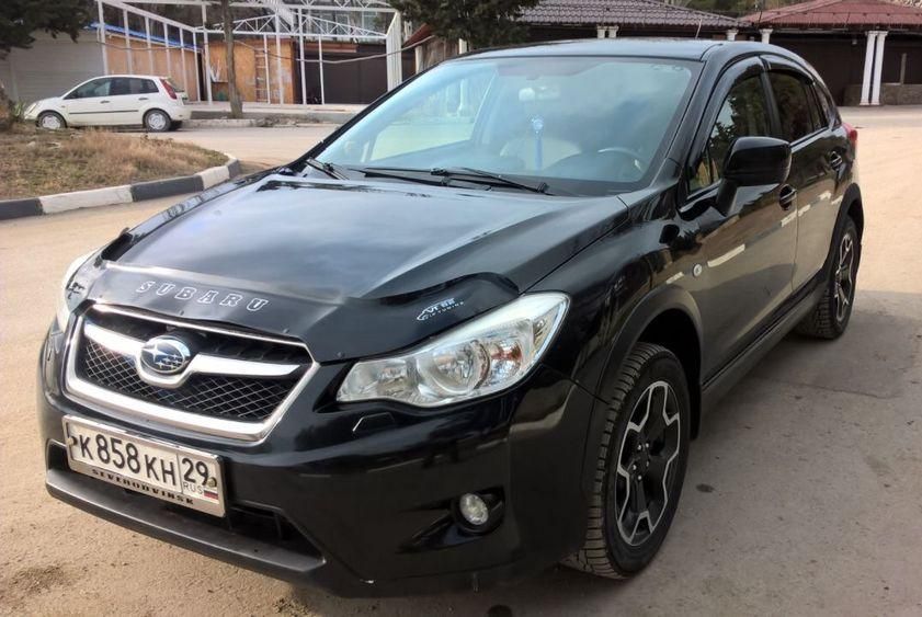 Дефлектор VT52 для капота Subaru XV I 2011-2016. Артикул SB15VT
