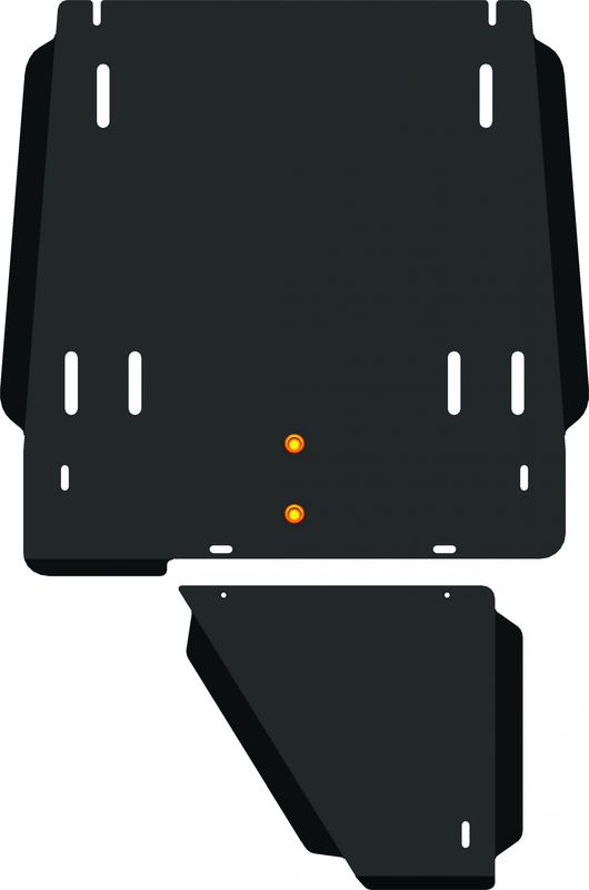 Защита Alfeco для КПП и раздатки Mitsubishi Pajero III 1999-2006. Артикул ALF.14.20